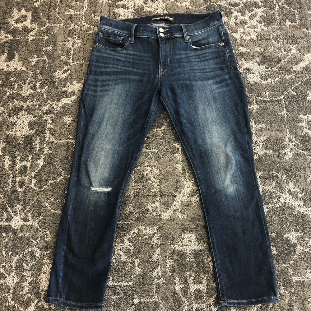 Express cropped jeans